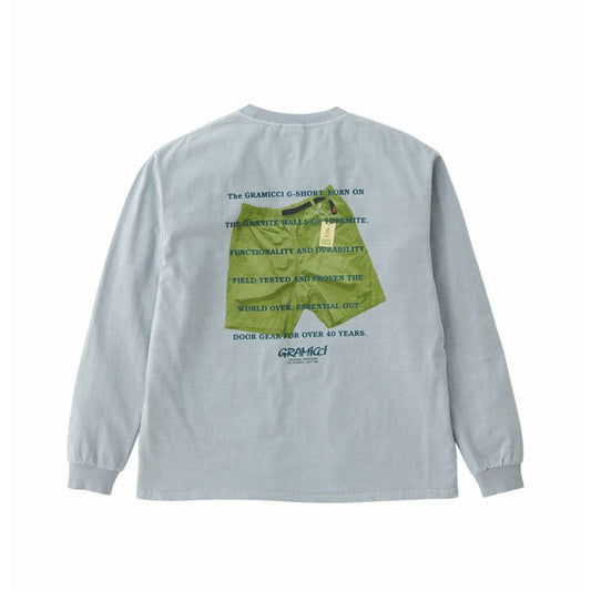 GRAMICCI G-Short L/S Tee Smoky Slate Pigment