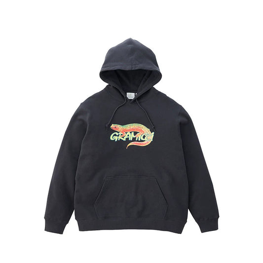 GRAMICCI Salamander Hooded Sweatshirt Vintage Black
