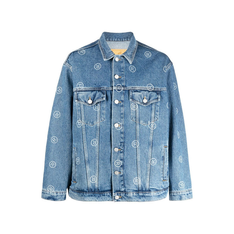MARTINE ROSE OVERSIZED JACKET Blue Wash