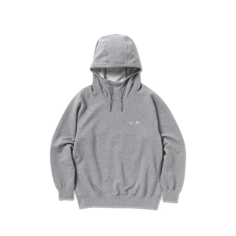 AND WANDER | AND WANDER x Maison Kitsune Dry Cotton Sweathoodie Gray